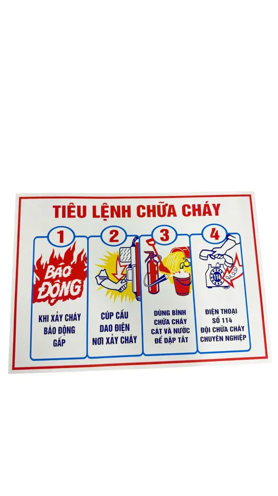 Bảng tiêu lệnh chữa cháy 4 bước tại PCCCVINA — ảnh nhỏ 2